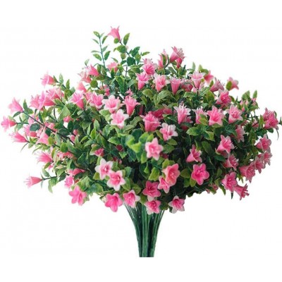 Artificial Flowers Outdoor Flower Arrangements Cemetery Flower Decor Plastic UV Resistant for Garden Table Centerpieces